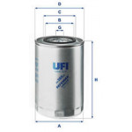 Филтър горивен UFI 2439501