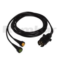 Ел.инсталация за ремарке 4.5м 12V/7 пинов щекер с кабел за рогчета