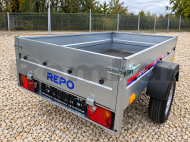 Едноосно самосвално ремарке REPO DRS 197x105x35см 750кг